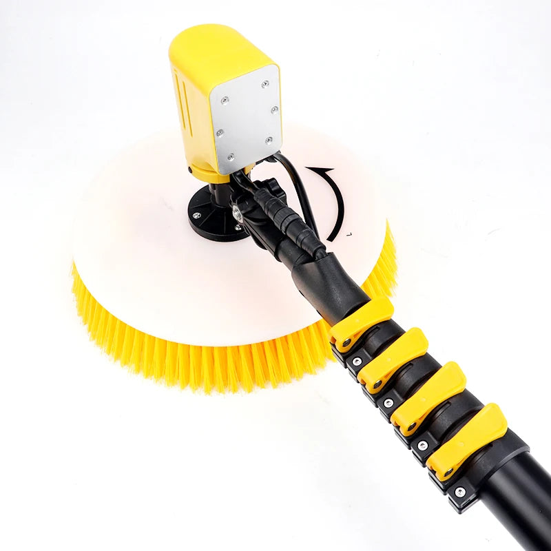 Zhenda Factory AC Power 5.5M  Household Electric Single  Head  Photovoltaic  Rotating Brushless Motor Solar Panel Cleaning Brush