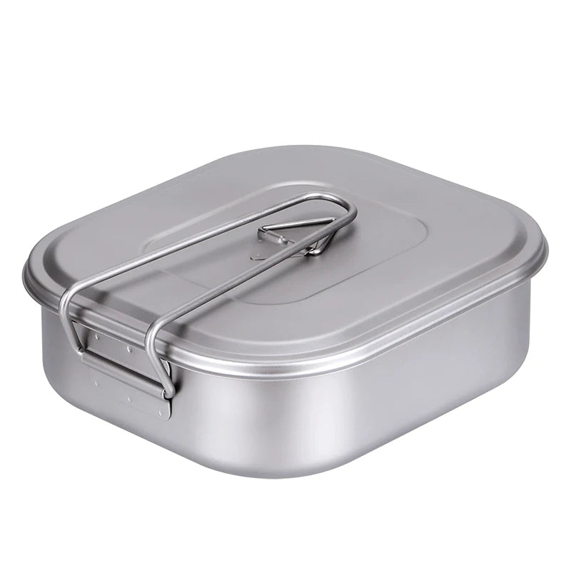 Lunch Box Titanium Bento Box for Kids School Outdoor Office Food Container Factory Snack Box Kitchen Camping Accessories