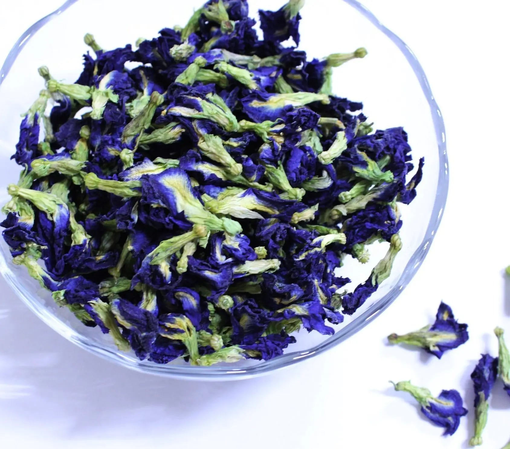 Natural Pigment Dried Flower Herbal Tea Die Dou Hua  Private Labeling  Organic Blue Butterfly Pea Flower  Tea