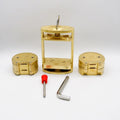 Dental Lab Flask Press Machine With Upper Flask & Lower Flask for Dental Lab