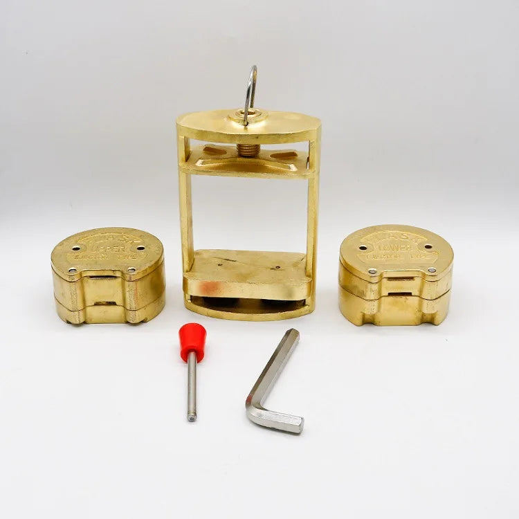 Dental Lab Flask Press Machine With Upper Flask & Lower Flask for Dental Lab
