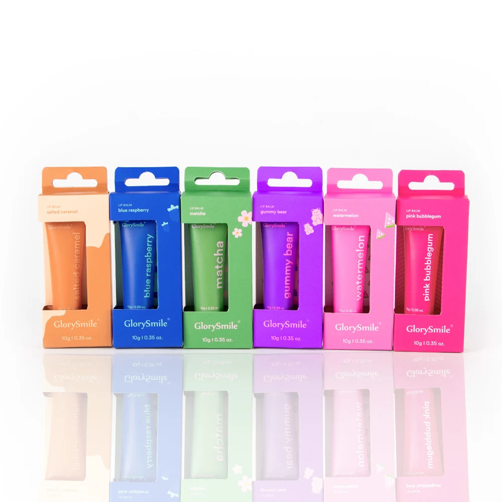 Private Label Flavored Lip Balm 10g Pink Bubblegum Taste Jojoba Oil Formula Vegan Lip Tube Stick