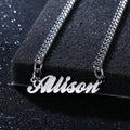 Personalised Custom Gold Plated Stainless Steel Jewelry Making Pendants Customization Jewelry Name Necklaces