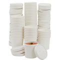 Takeaway Soup Paper Bowl 8oz 12oz 16oz 26oz 32oz Biodegradable White Paper Cup Bowl