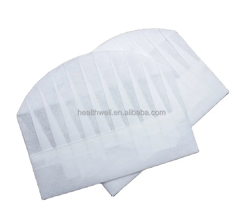 Disposable Non Woven Chef Hat/Custom Design Cheap Price Non Woven Fabric Material Chef Hat for Restaurant