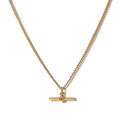 Milskye Elegant Minimalist 925 Sterling Silver Gold Plated Pendant Necklace Jewelry