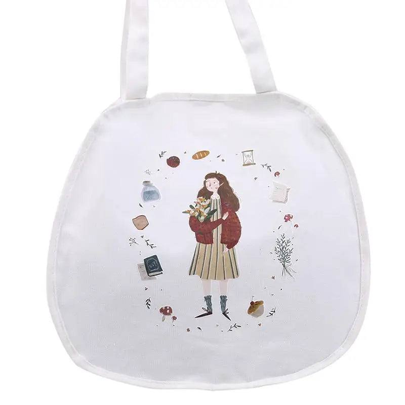 Casual Custom Single Shoulder Folding Organic Cotton Jelly Canvas Tote Bag Soft Durable Ziplock with Handle for Bulk Shopping