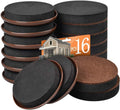 16 PCS Reusable Home Decoration Felt Furniture Sliders Furniture Pads for Carpet and Hardwood Floors