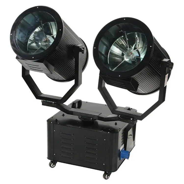 2 X 2000W Two Head Sky Beam Tracker 4000W Outdoor Waterproof Moving Head Search Light for Hotel