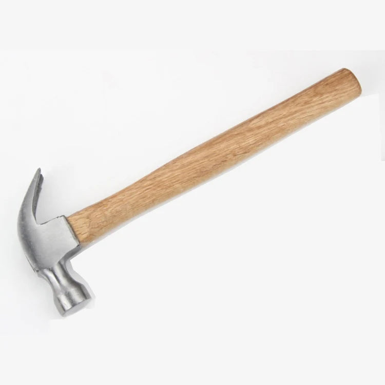 Good Quality OEM Industrial Grade Wooden Handle 8 oz 16 oz American Type Claw Hammer with Carbon Steel Head