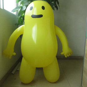 Factory Custom Inflatable Cartoon Humanoid Standing Cute Simple Three-dimensional Printing LOGO Advertising Model