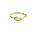 New Fine Jewelry 925 Sterling Silver Smart Snake Rings for Women Open Adjustable Ring 18K Gold Plated Charms Wedding Jewelry MegaBDM