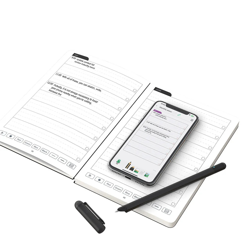 NEWYES APP SyncPen Synchronized Handwriting Recognition Writing Set Cloud Digital Planner Agenda Smart Pen and Notebook