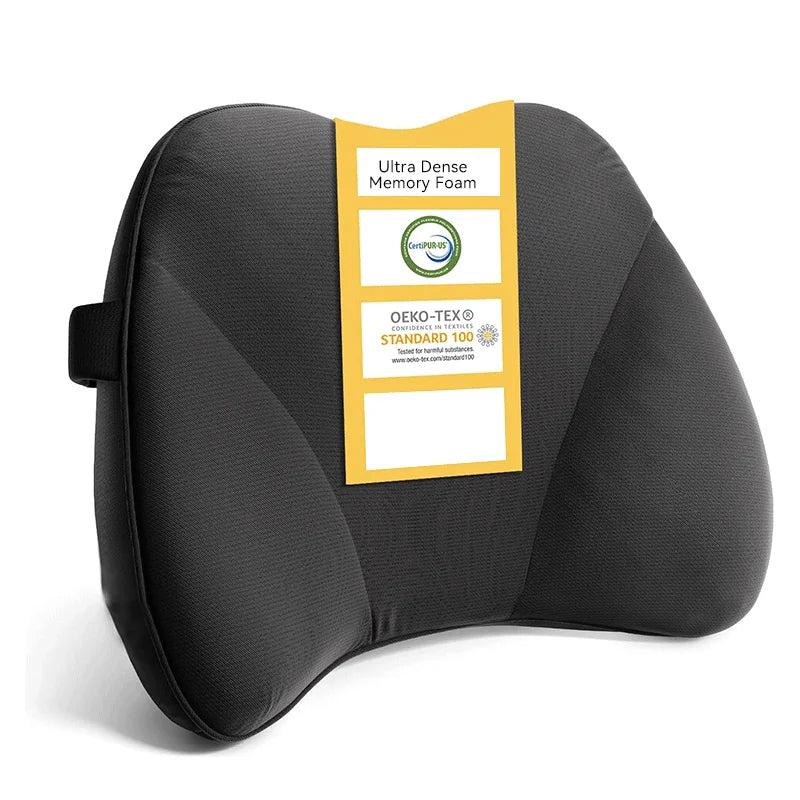 Hot Sale Car Chair Office Sofa Back Cshions Memory Foam Lumbar Cushion for Back Pain
