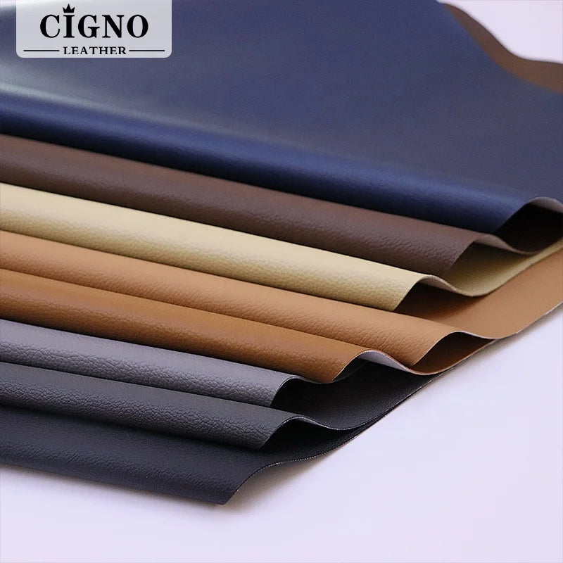 Lichi Grain PVC Auto Seat Leatherette Stretches Fit Sofa Bag Chair-Multi-Purpose Faux Leather Fabric Trusted Supplier