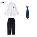 Autumn School Uniform Sets for Primary Students JK Suits White Shirt Performance Clothes for Kindergarten Children's Clothing