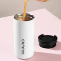 400ml Coffe Mug Double Stainless Steel Coffee Thermos Mug  Vacuum Flask Portable Travel Insulated Cup