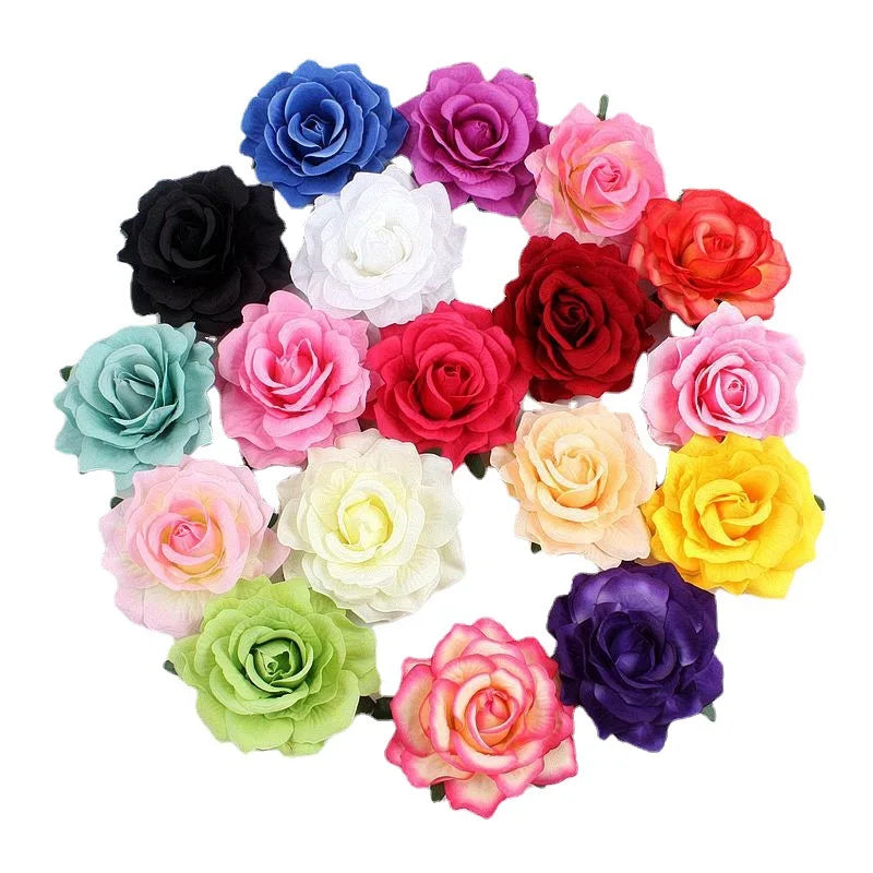 Elegant Bridal Rose Flower Wedding Bridesmaid Brooches Party Fashion Hair Styling Headband Accessories