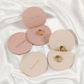PUPPYSEW 8*8cm  Microfiber Jewelry  Bags  RoundJewelry Pouch Personalized Earring Ring Packing Pouch with  Logo Custom