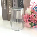 Clear Machine Pressed Glass Strip Pendant Lamp Shade Traditional Chinese Coastal French Replacement Lamp Cover