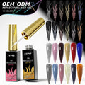 JTING Design Unique 12colors Reflective Disco Liner Gel Polish Nail Art Collection OEM Design 12ML Bottle Set Box Gel Liner