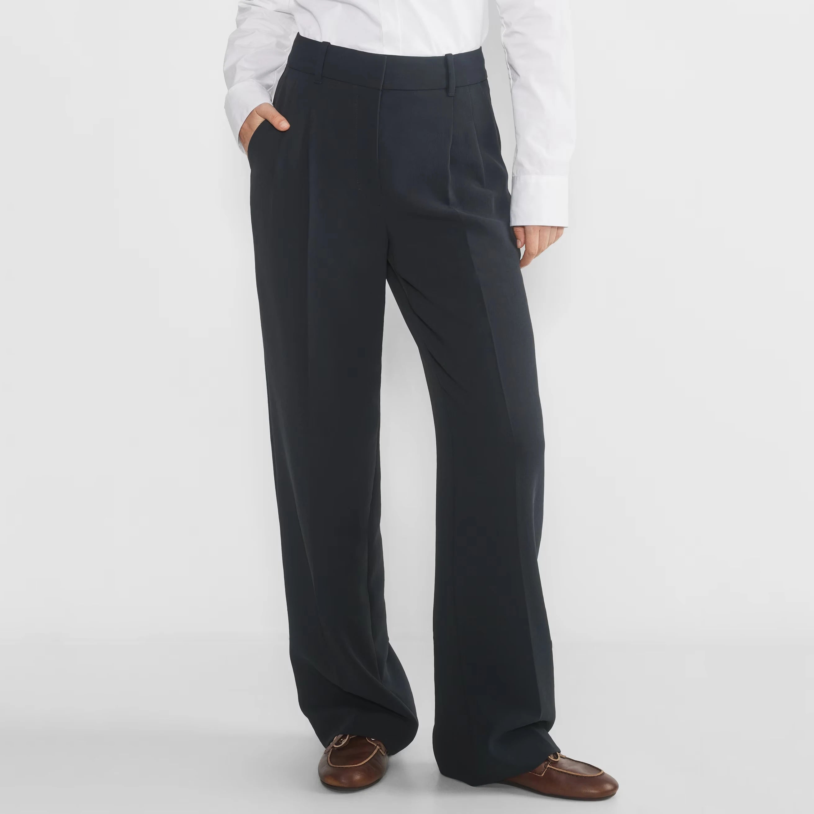 Women's Loose Fit High Rise Elastic Waist Cargo Pants Mositure Wiking  Adjustable Hem Pants