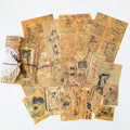 New Arrival Decorative Vintage Old Newspaper Scrapbooking Stickers Journal for Diary Photo Alum Notebook
