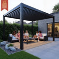 Large Aluminum Garden Gazebo Outdoor Patio Tent Party Wedding Camping Pergola