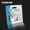 Professional TS-K141 L-Shaped Right-Angle Photo Frame Hardware Set Metal Tapped Connection Spring Clip Bracket Corner Hooks
