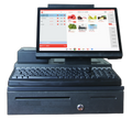 14 Inch Touch Screen POS Terminal Cash Register Checkout Counter With Optional LED8/VFD220/14" 2nd Display for Retail Catering
