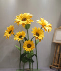 GJ-GF18 Wedding Giant Flowers  China Big Head Flowers Good Sunflowers China Big Head Flowers Good Sunflowers Silk Giant