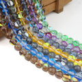 Wholesale Matte Frosted 6/8/10/12MM Synthetic Moonstone Glitter Loose Austria Crystal Beads for Jewelry DIY
