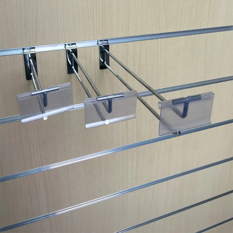 Displays Stock Available Retail Display Hooks Metal Steel Slatwall Hangers Cardboard Waterfall Hook Supply Chrome Finish Heavy