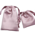 Factory Direct Satin Drawstring Bag Low MOQ 100 Custom Logo Screen Printing for Shoes and Candles
