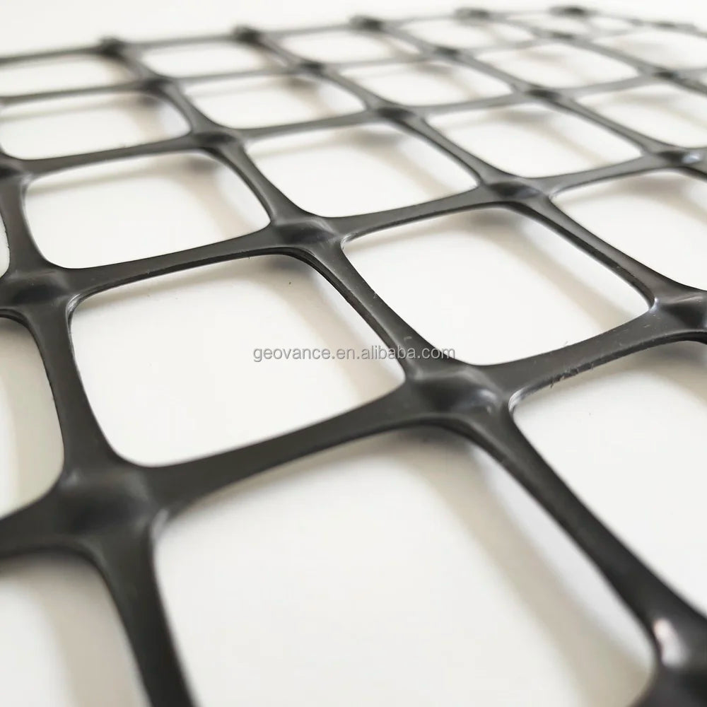 HDPE Plastic Soil Stabilization Geogrid for Road Slope Reinforcement for Retaining Walls and Driveways