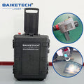 TH-FLC300ML 300W JPT 5mj Suitcase Pulse Fiber Laser Cleaning Machine Paint Oil Rust Coating Removal Laser Cleaner