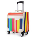 OEM Factory Twinkle Travel Bags for Women 16 Inch Luggage PU Leather Bag