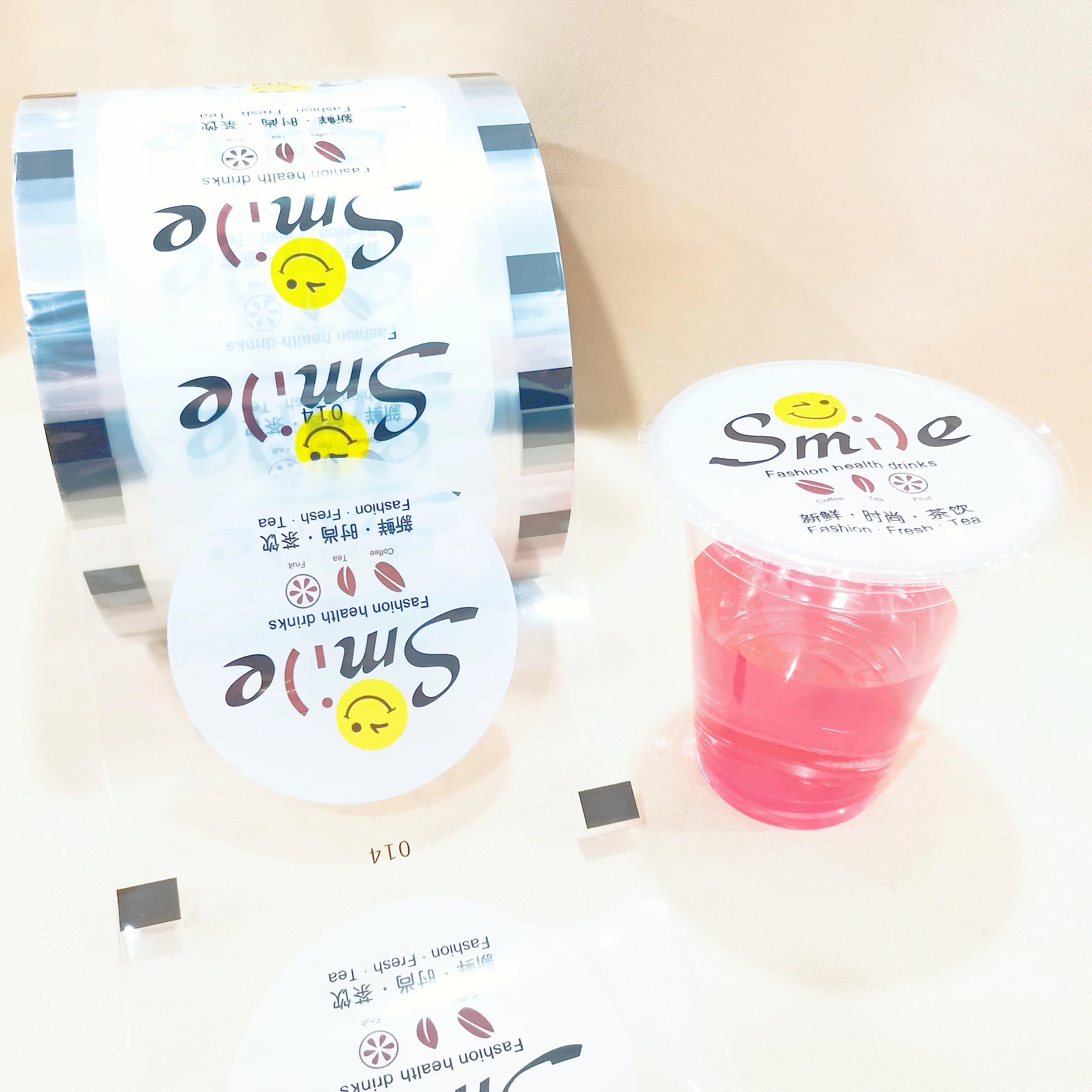 Wholesale PP Plastic Stretch Film Soft for Beverage Cup Sealing Packaging