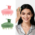 UUYP Ionic Scalp Massage Paddle Cushion Hairdressing Anti-Hair Shower Hair Wash Clean Shampoo Brush