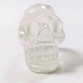 Huiying Natural Carved Stone Skulls 2 Inch clear Quartz Stone Skulls Carving Crafts