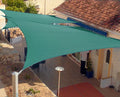 Rectangle 5*7m Waterproof Shade Sails Outdoor Sun Shade Sail Big Size Sunshade Sail