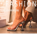Hot Stiletto High-heeled Women's Sandals Fashion Hight Quality Ladies Shoes Breathable Soft Comfortable Female Shoes