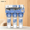 OEM 600GPD 5-Stage Tankless Reverse Osmosis Water Purifier Self-Cleaning Pressure Gauge Under Sink System for Home