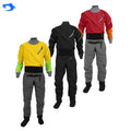 LKVER Brand Drysuit Manufacturer High Waterproofness Quick Dry Neckseal Latex Semi Dry Suit for Kayaking
