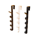 5-Segment Plastic Non-Marking Rag Hanging Towel Rack Holder Organizer Kitchen Wall Adhesive Hooks & Rails