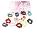 Handmade 12 Chakra Stones Healing Reiki Irregular Crystals Chips Rings Colorful Gravel Chakra Ring Jewelry Third Party Certified