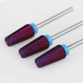 5 in 1 Cross Cut Manicure Remove Gel Acrylics Nails Accessories Tool Tapered Drills Milling Cutter  Carbide Nail Drill Bits