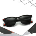 2023 UV400 Polarized Beige/White Sunglasses with PC Frame Silicone Tips and Metal Decoration Hinge Mirrored Shades