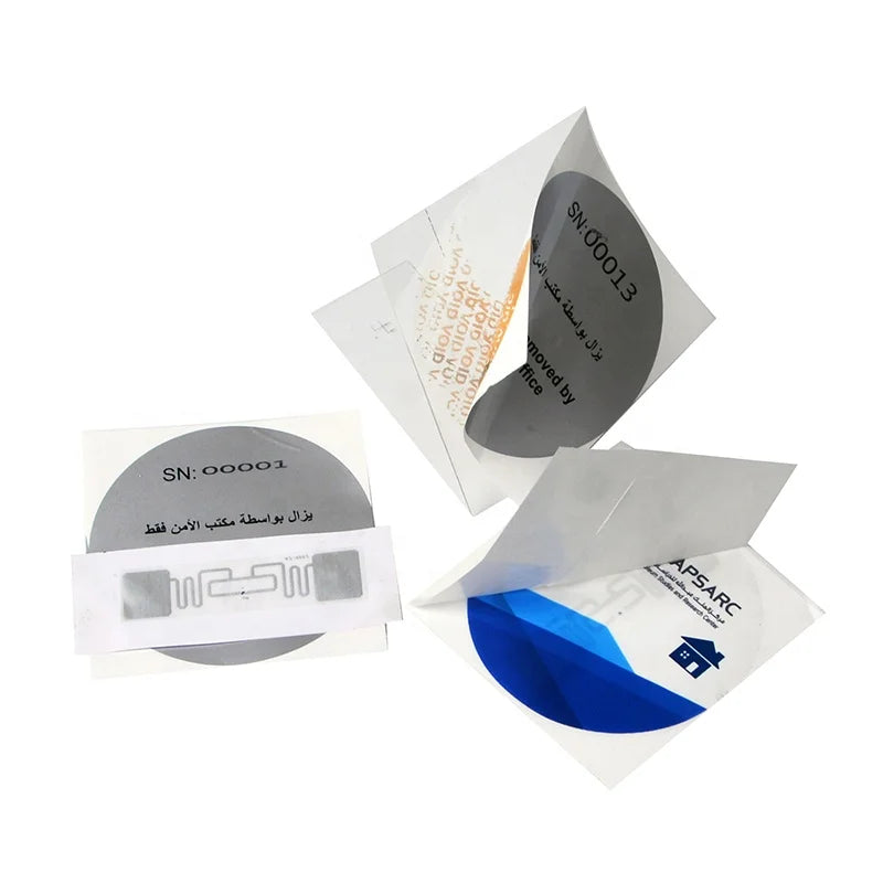 Custom Car Windshield Vinyl Rfid Parking Permit Decal Stickers Printing for Cars