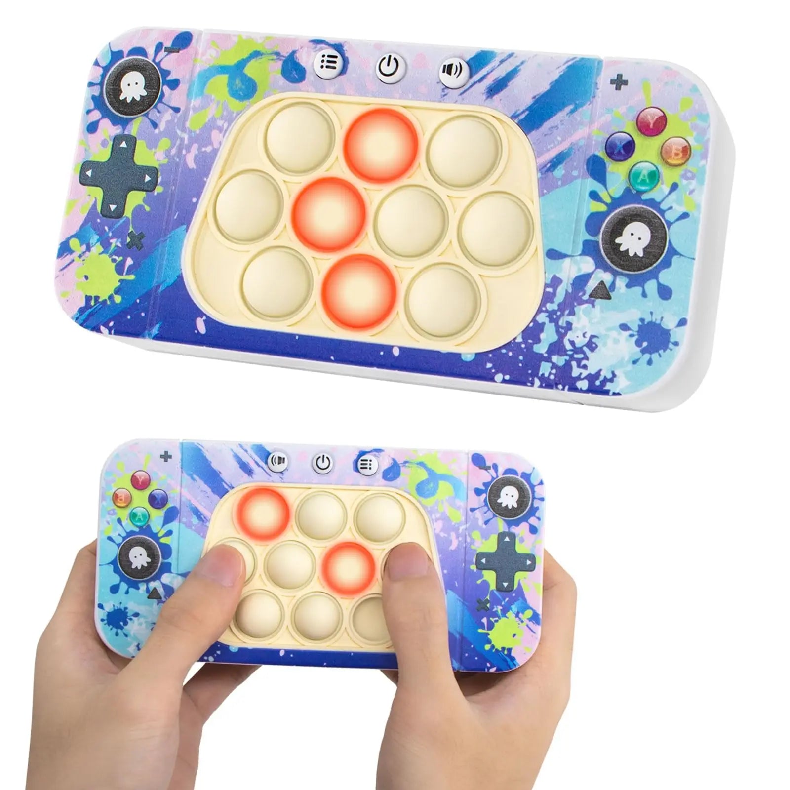 Fidget Toys Handheld Bubble Game Console Toys for Kids Age 6-12 Girls and Boys Christmas Birthday Ideas Gift